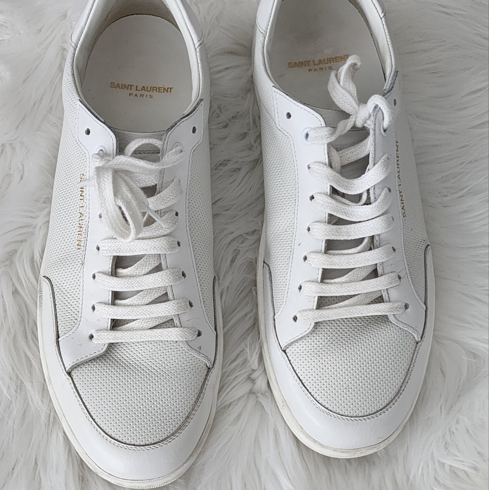 Saint Laurent white men's shoe size 12